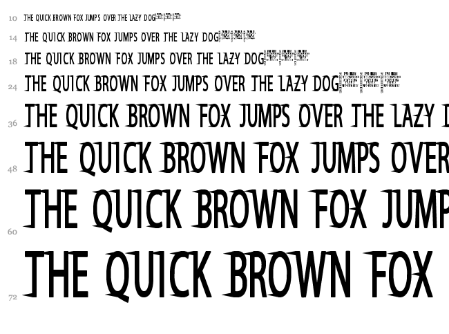 Say Divine font waterfall
